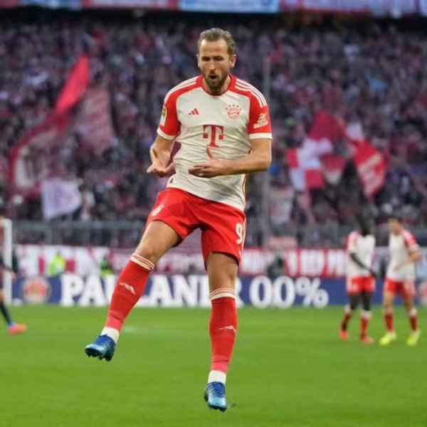 e路配资 凯恩在过去10个赛季的进球数都超过2