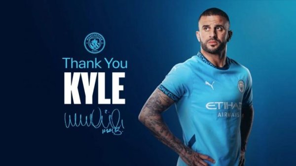 升宏网 曼城官网发文告别沃克：8年蓝月生涯结束，祝未来一切顺利！